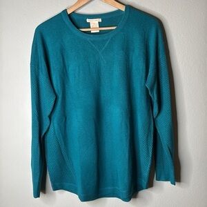 Sweet Romeo Nordstrom Pullover Crewneck Sweater in Blue Size XL